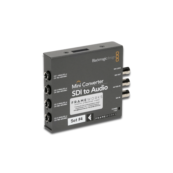 BMD SDI to Audio de-embedder